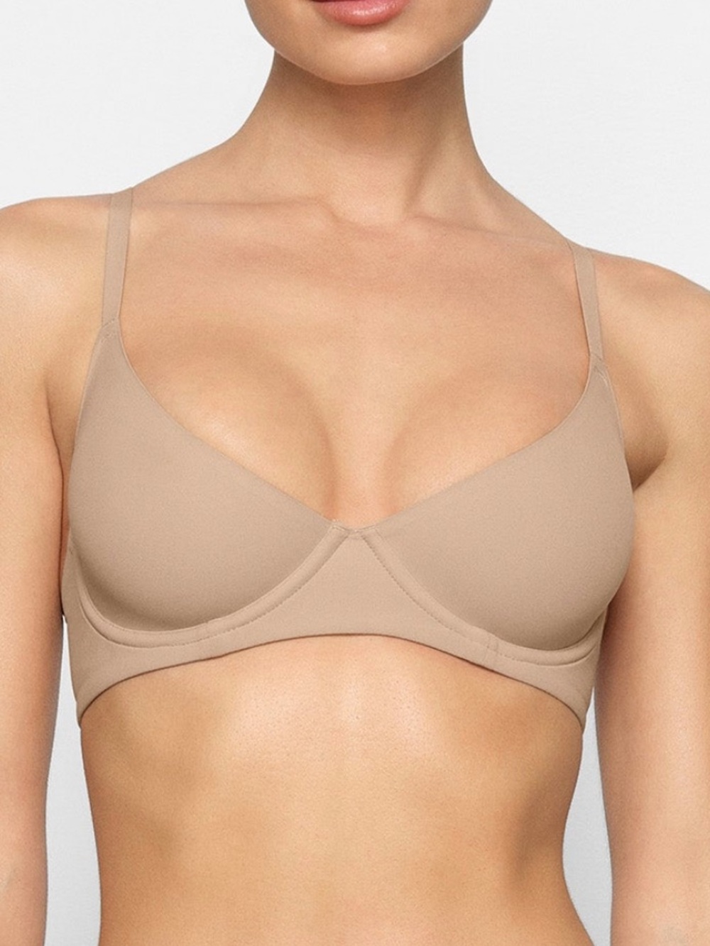 Skims New Fits Everybody Unlined Demi Bra Clay